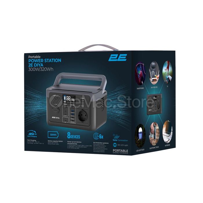 Портативна зарядна станція 2Е DIYA 300W