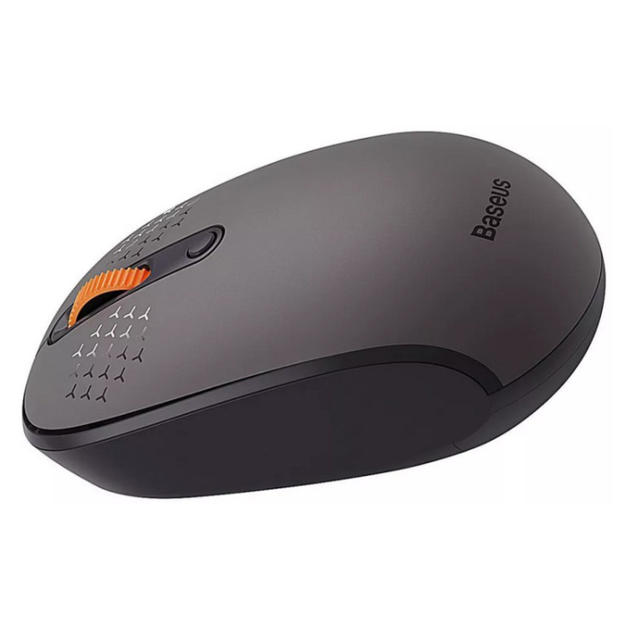 Мишка універсальна бездротова 3в1 Baseus USB 2.4GHz + Bluetooth 3.0 + Bluetooth 5.0 (Сіра)