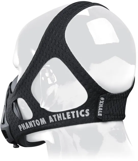 Маска для тренування дихання Phantom Training Mask Black L
