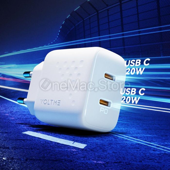 Зарядний пристрій VOLTME Duo 20W  (Білий)
