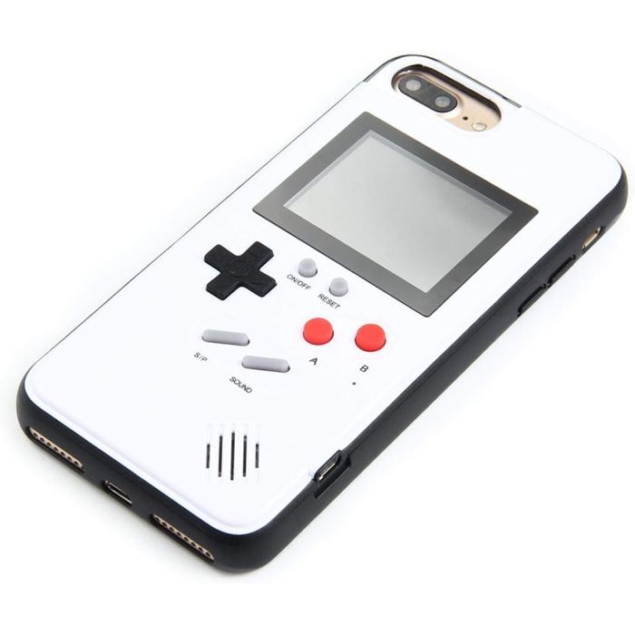 Чохол Dendy/GameBoy кольоровий 36 ігор для iPhone 7 Plus (Білий)