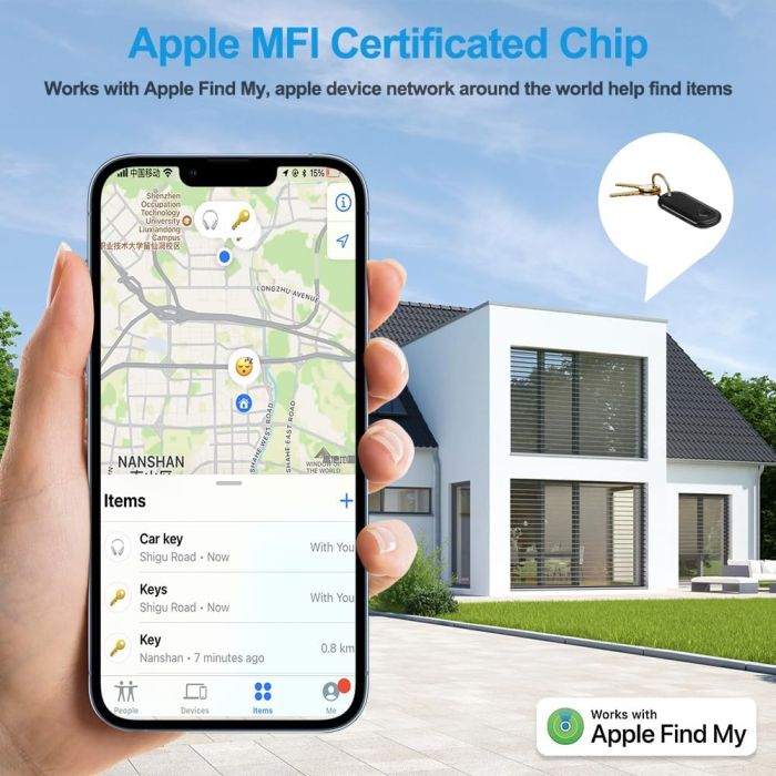 MFI AirTag для Apple (Чорний/Black)
