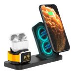 Док-станція Grand для Apple Watch, Apple AirPods та безпровідна зарядка iPhone (3в1)