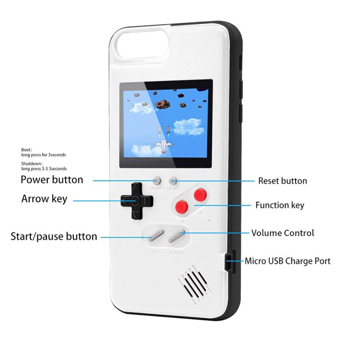 Чохол Dendy/GameBoy кольоровий 36 ігор для iPhone 6 (Білий)