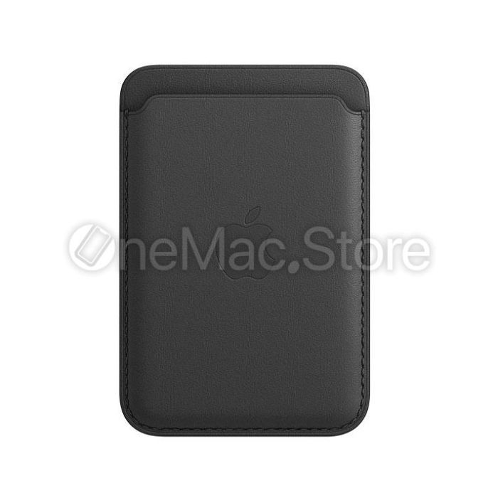 Чохол Apple Leather Wallet з MagSafe для всіх iPhone 12-14 (Чорний)
