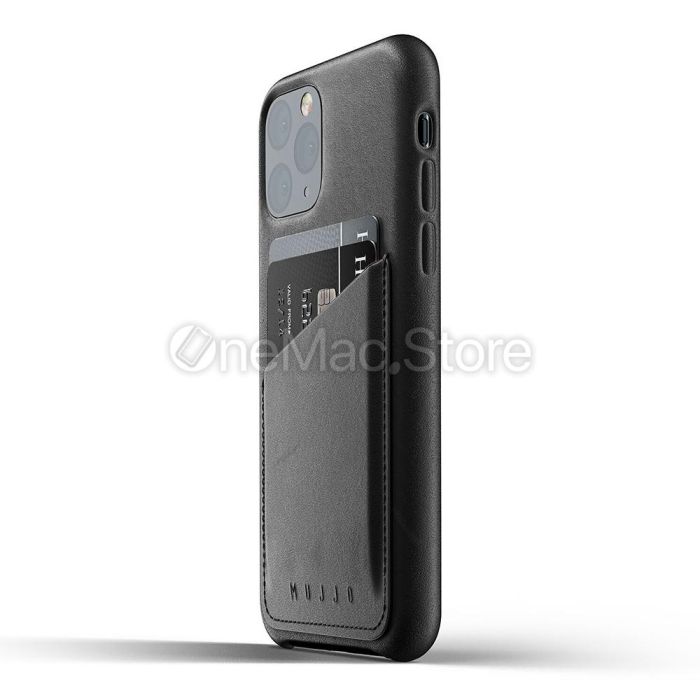 Чохол-гаманець шкіряний MUJJO Full Leather Wallet для iPhone 11 Pro (Чорний)