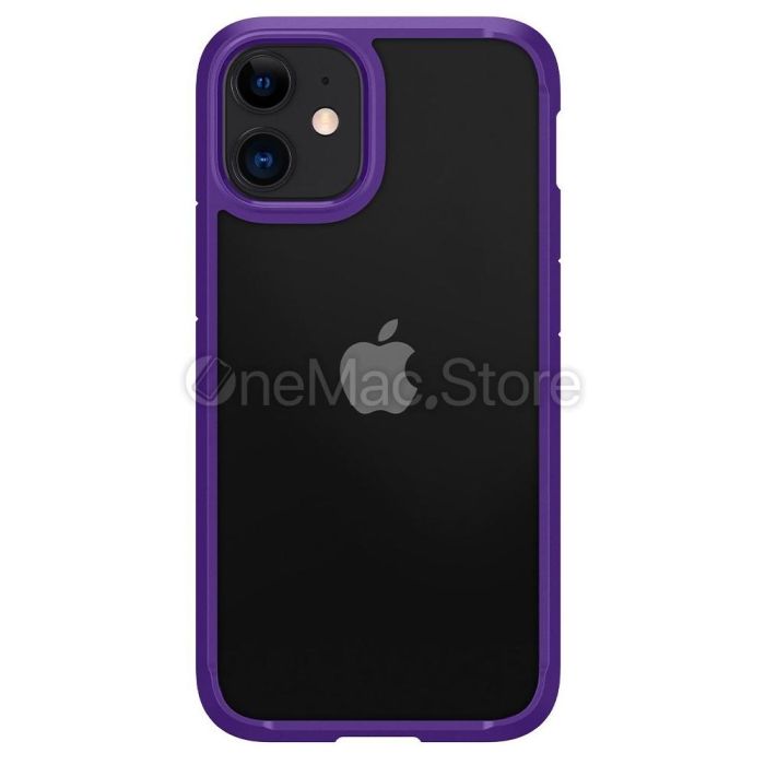 Чохол Spigen Crystal Hybrid Hydrangea для iPhone 12 mini (Фіолетовий)