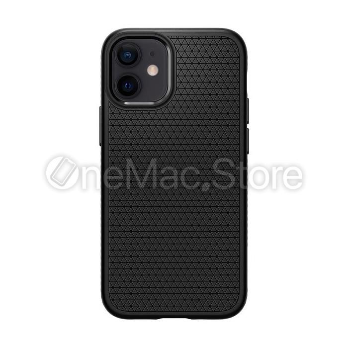 Чохол Spigen Liquid Air Matte для iPhone 12 mini (Чорний)