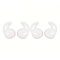 Силіконові спортивні амбушюри накладки для Airpods 1/2 (Білі/White)