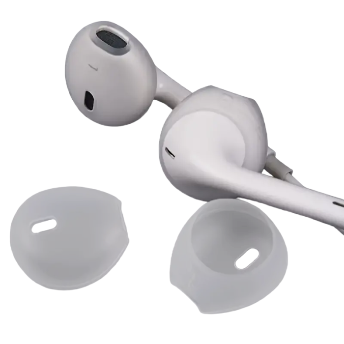 Силіконові амбушюри накладки для Airpods 1/2 (Прозорі)