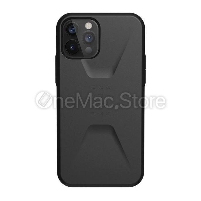 Чохол UAG Civilian для iPhone 12 Pro Max (чорний/black)