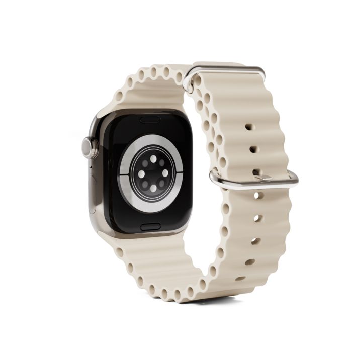 Ремінець Apple Ocean Band для Apple Watch 42/44/SE/45/49 mm Ultra (бежевий/beige)