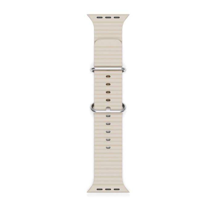 Ремінець Apple Ocean Band для Apple Watch 42/44/SE/45/49 mm Ultra (бежевий/beige)