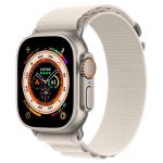 Ремінець Apple Alpine Loop Band Large для Apple Watch 42/44/45/49mm (Білий/Starlight) MQE53