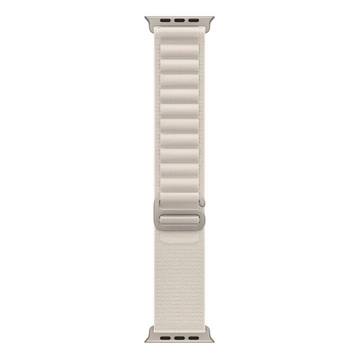 Ремінець Apple Alpine Loop Band Large для Apple Watch 42/44/45/49mm (Білий/Starlight) MQE53