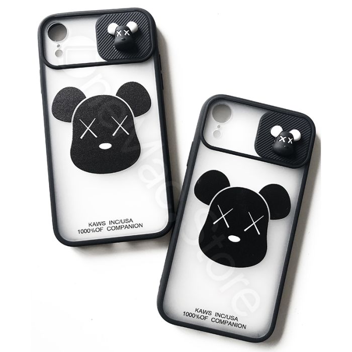 Чохол Kaws для iPhone XR (Чорний)
