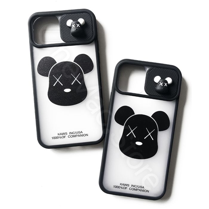 Чохол Kaws для iPhone 12 (Чорний)