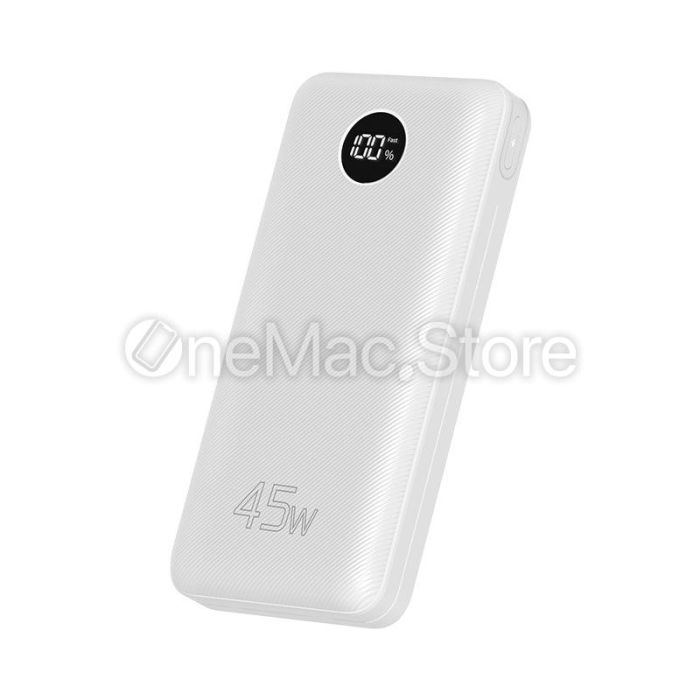 Повербанк JOWAY 20000mAh 45W 74Wh 5V/4A (White/Білий)