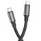 Зарядний кабель BOROFONE Premium 60W Type-C-Type-C (чорний/black)
