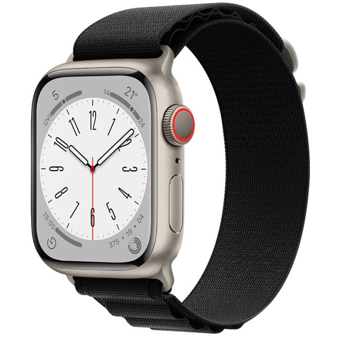 Ремінець Apple Alpine Loop Band Medium для Apple Watch 38/40/41 mm (чорний/black)