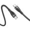 Зарядний кабель BOROFONE 60W Type-C-Type-C (чорний/black)
