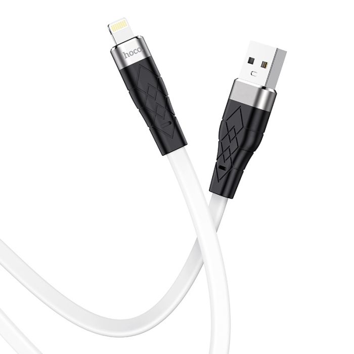 Зарядний кабель Hoco Premium Usb-Lightning для iPhone/iPad/Airpods (білий/white)