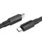 Зарядний кабель hoco. 3A 60W USB-Type-C (Чорний/Black)