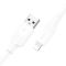Зарядний кабель hoco. 2.4A Usb-Lightning (Білий/White)