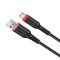 Зарядний кабель hoco. USB-Type-C (чорний/black)