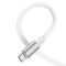 Зарядний кабель BOROFONE Premium 60W Type-C-Type-C (білий/white)