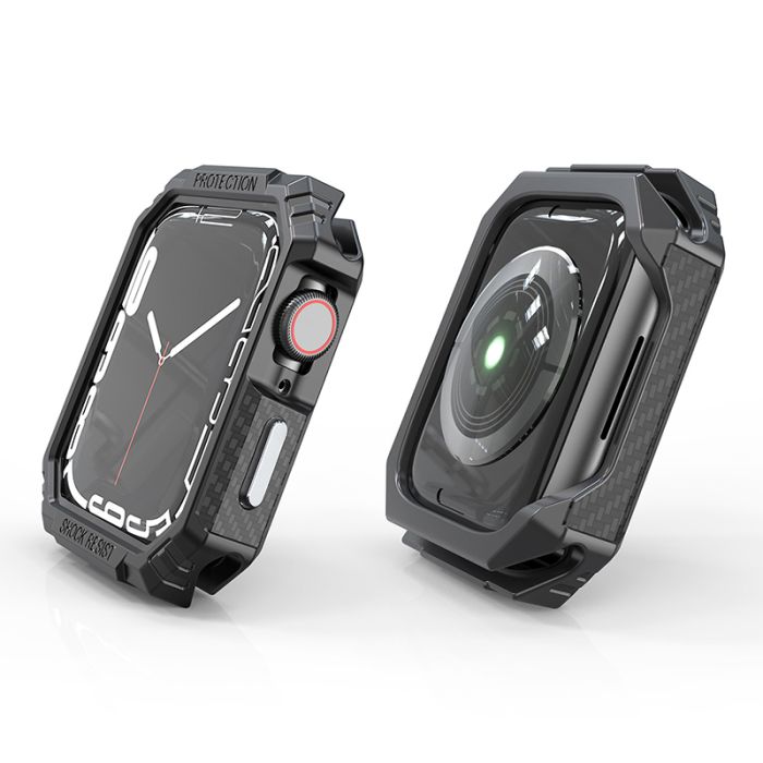 Захисний чохол iWatchu для Apple Watch 45mm TPU (Чорний/Black)