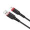 Зарядний кабель Hoco Usb-Lightning для iPhone/iPad/Airpods (чорний/black)