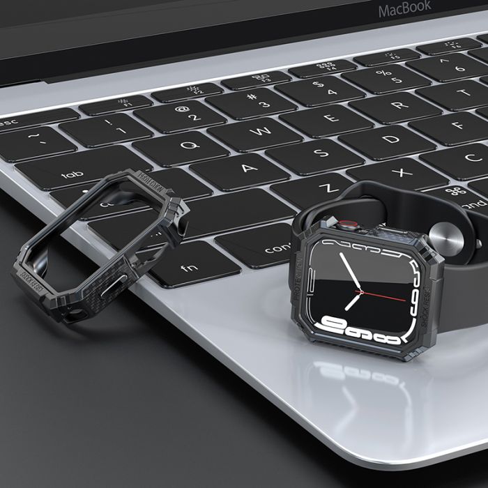 Захисний чохол iWatchu для Apple Watch 41mm TPU (Чорний/Black)
