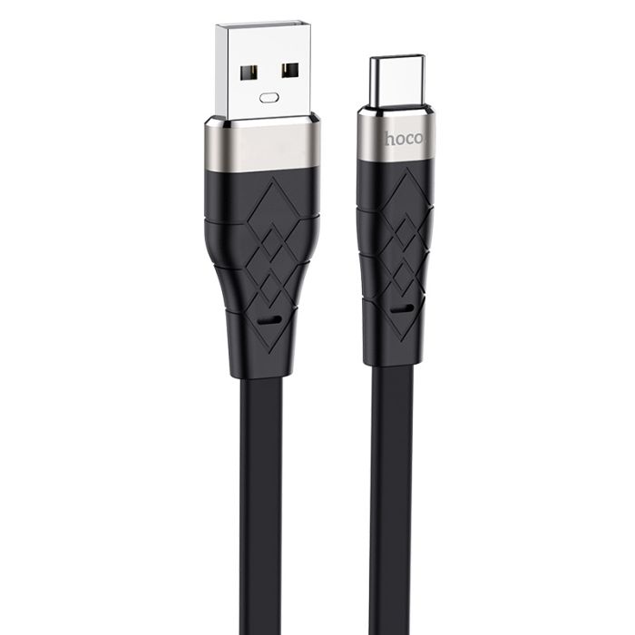 Зарядний кабель Hoco Premium Usb-Type-C (чорний/black)