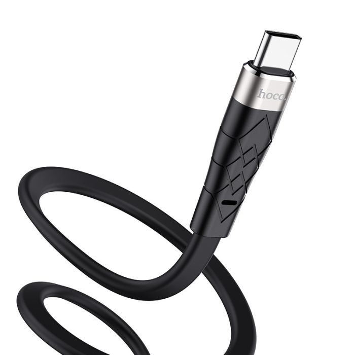 Зарядний кабель Hoco Premium Usb-Type-C (чорний/black)