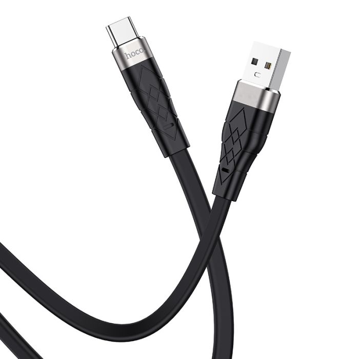 Зарядний кабель Hoco Premium Usb-Type-C (чорний/black)