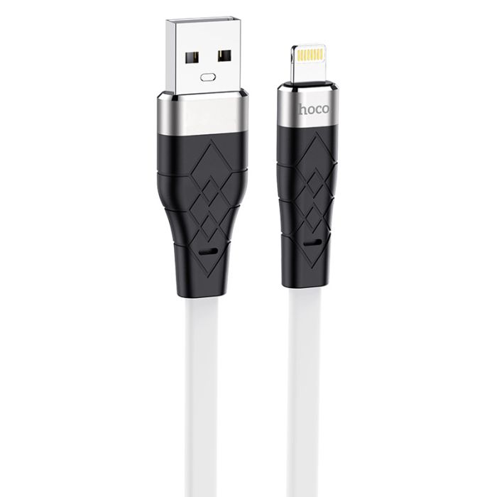 Зарядний кабель Hoco Premium Usb-Lightning для iPhone/iPad/Airpods (білий/white)