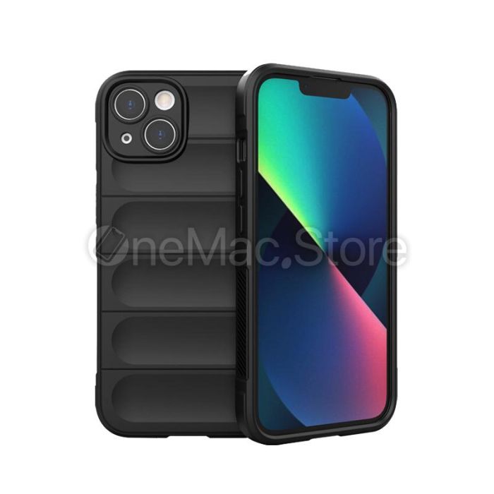 Захистний Soft Touch Чохол для Iphone 13 (black/чорний)