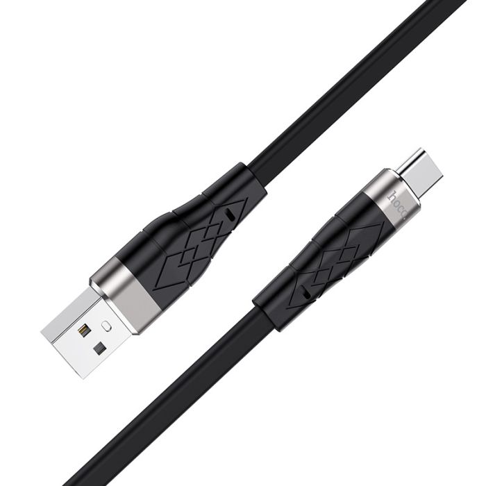 Зарядний кабель Hoco Premium Usb-Type-C (чорний/black)