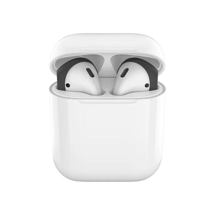 Силіконові амбушюри накладки для Airpods 1/2 (Чорні/Black)