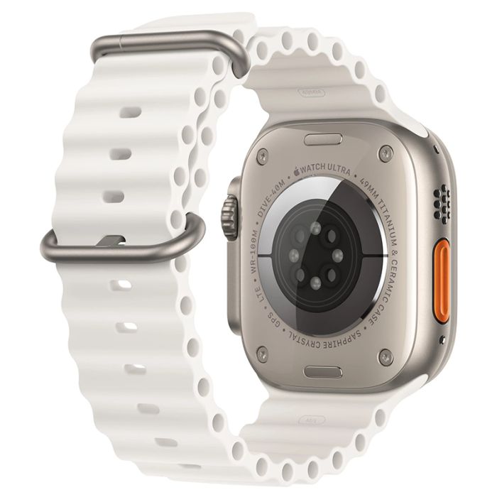 Ремінець Apple Ocean Band для Apple Watch 38/40/41mm (білий/white) MQE93