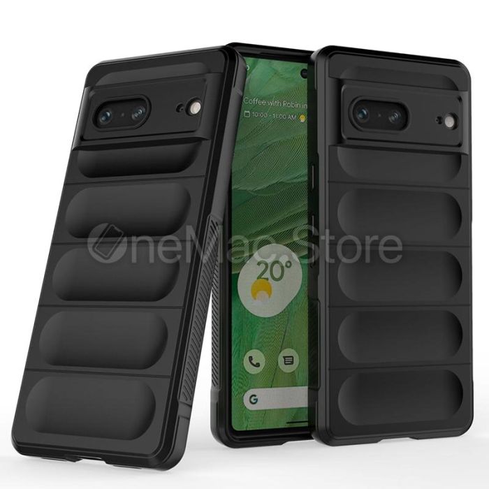 Захистний Soft Touch Чохол для Google Pixel 7/7 Pro (Black/Чорний)