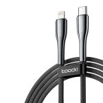 Зарядний кабель Toocki USB-C to Apple Lightning 20W 2м (Чорний)
