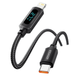 Зарядний кабель ESSAGER USB-C to Apple Lightning 29W 2м (Чорний)