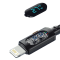 Зарядний кабель ESSAGER USB-C to Apple Lightning 29W 2м (Чорний)