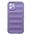 Захистний Soft Touch Чохол для iPhone 12 (light violet/бузиновий)