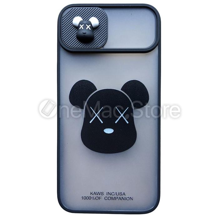 Чохол Kaws для iPhone 14 Plus (Чорний)