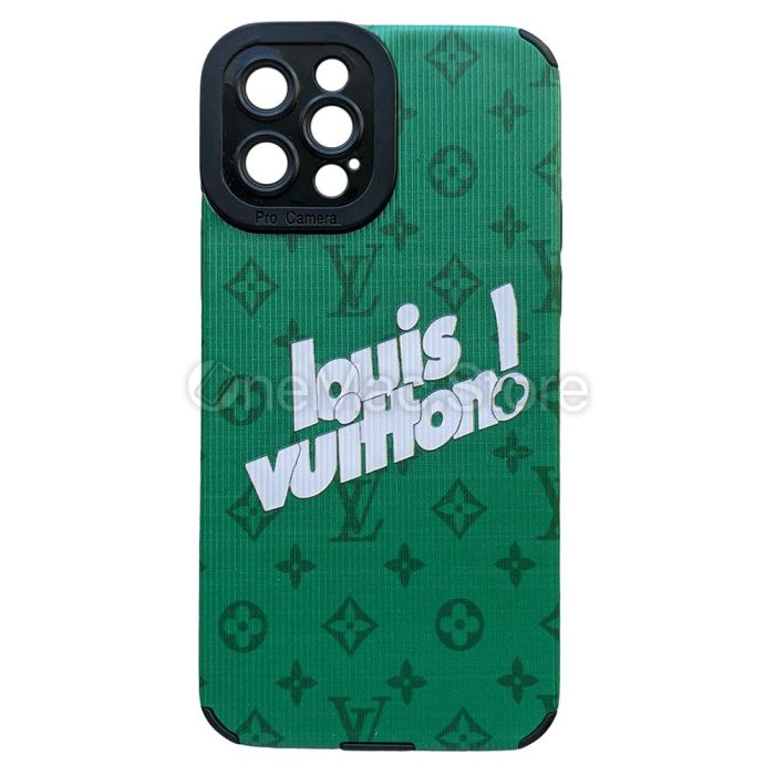 Чохол Louis Vuitton для iPhone 12 Pro Max (Зелений)