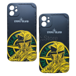 Чохол Stone Island для iPhone 12 (Чорний)