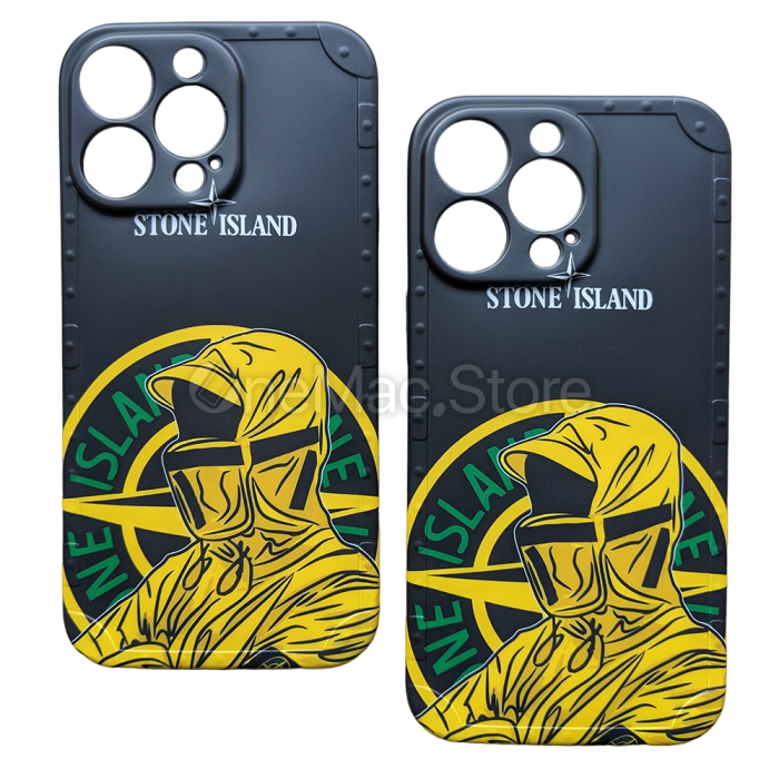 Чохол Stone Island для iPhone 13 Pro (Чорний)